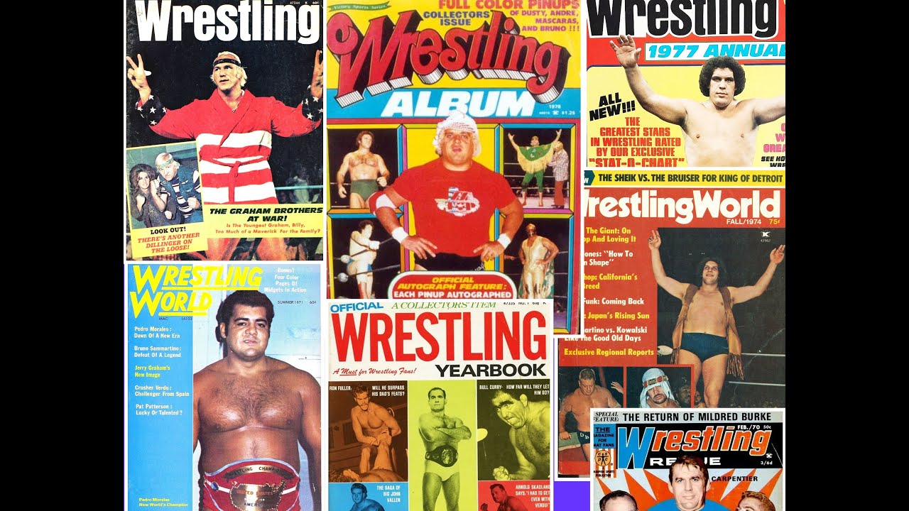 70s Wrestling Magazines Collection Part 2 WWF WWE NWA AWA 