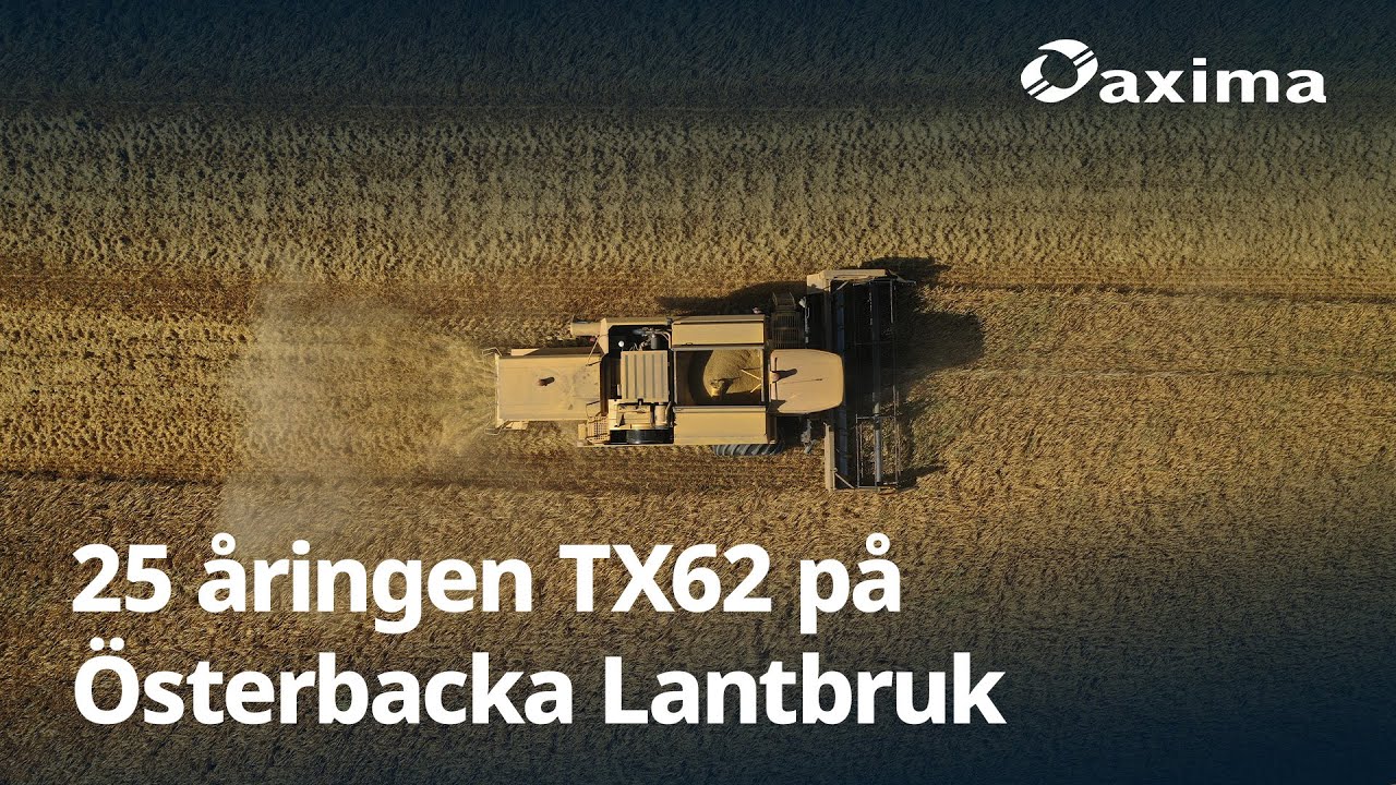 Österbacka Lantbruk skördar med New Holland TX62