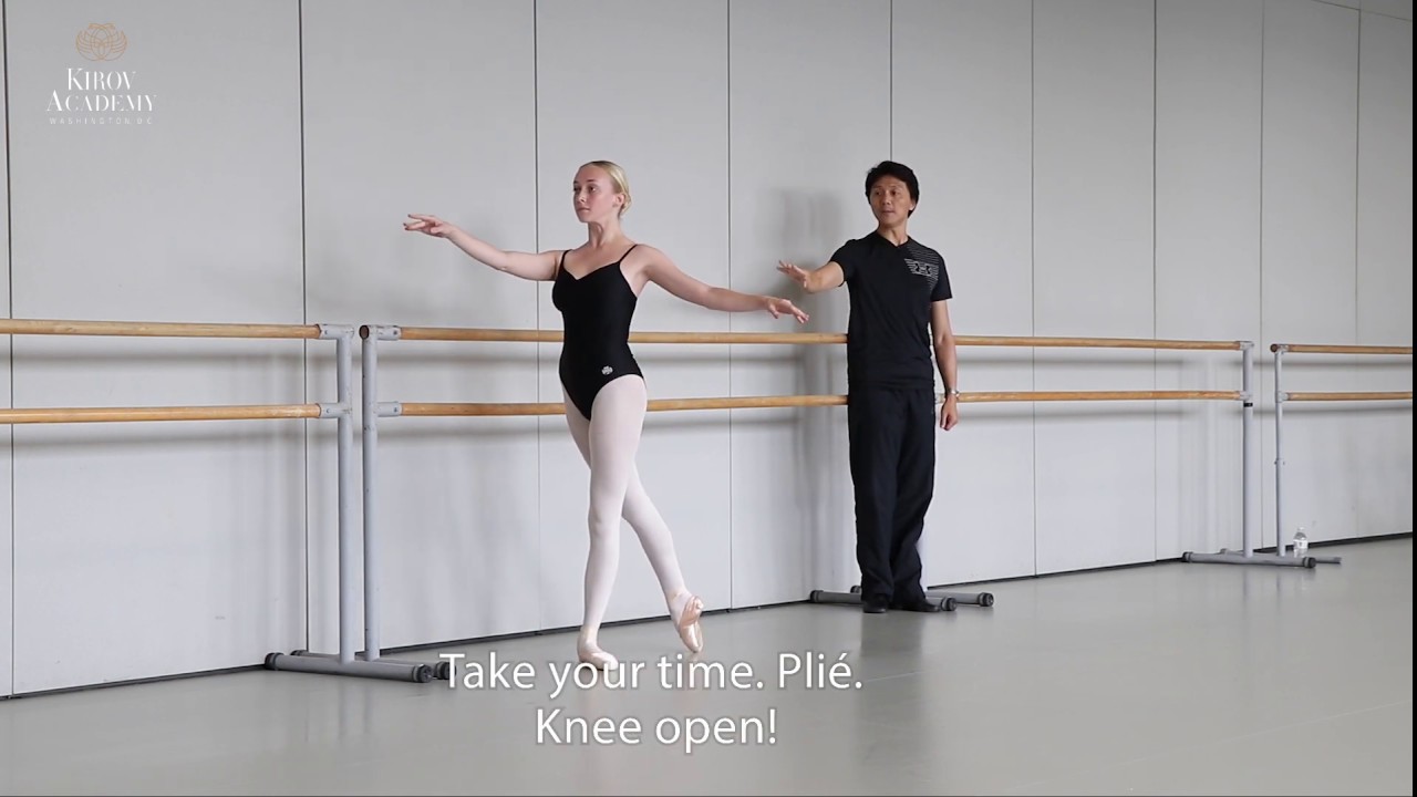 How to do Pirouette from the 4th Position - Kirov Academy of Ballet