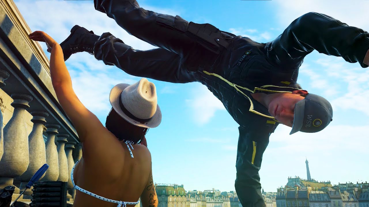 Hitman 3 Paris Falling Party Pull Everyone
