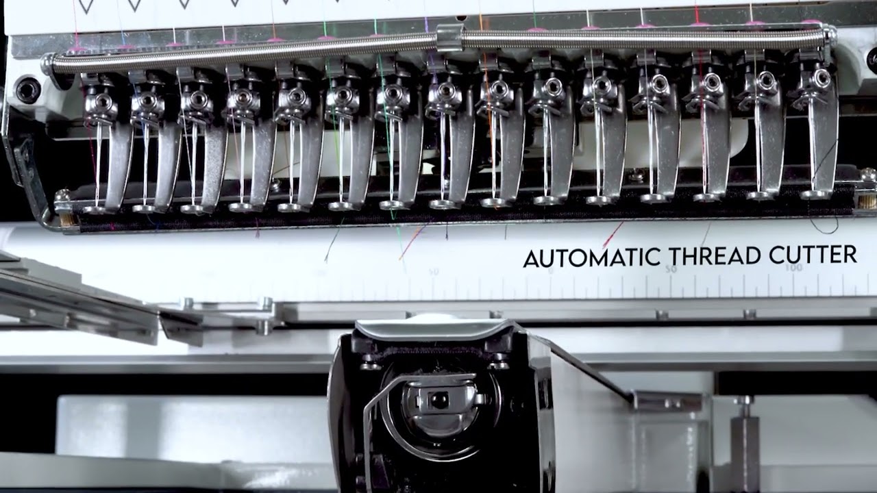 Maison Broderie industrial embroidery machine - Characteristics of the 15 needles single head model