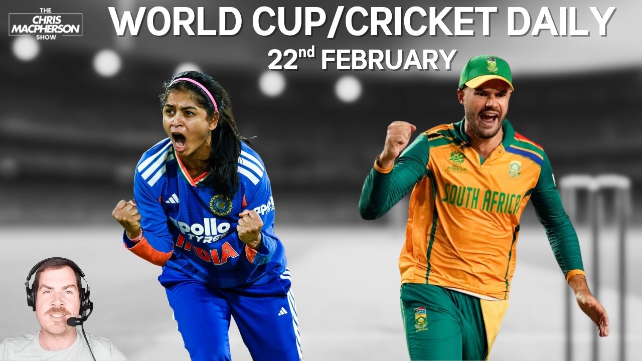 Cricket Daily 22 Feb | Damp Start To Super 8s, India's Women Too Strong & NSW Lock In Domestic Final