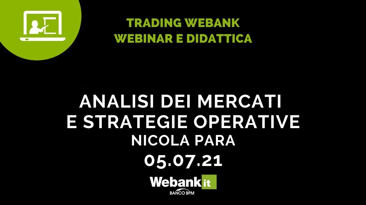 Analisi dei mercati e strategie operative