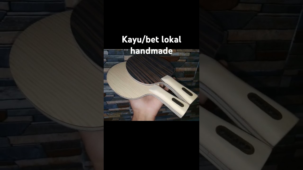 Kayu/bet lokal handmade by emaer #pingpong #tenismeja #betpingpong #betlokal #bethandmade