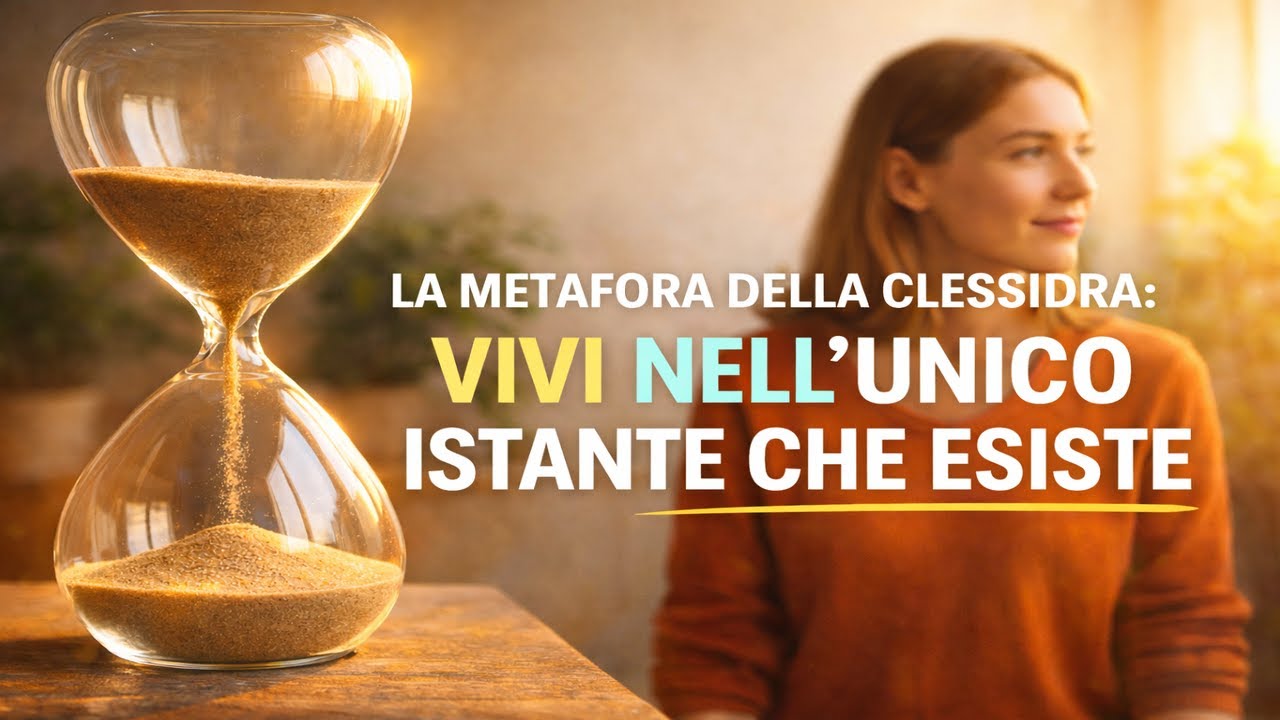 Metafora della clessidra: vivi il solo istante che esiste!
