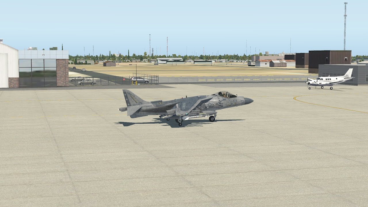 Headwind X Plane Radio Tower Preview AV 8 Harrier