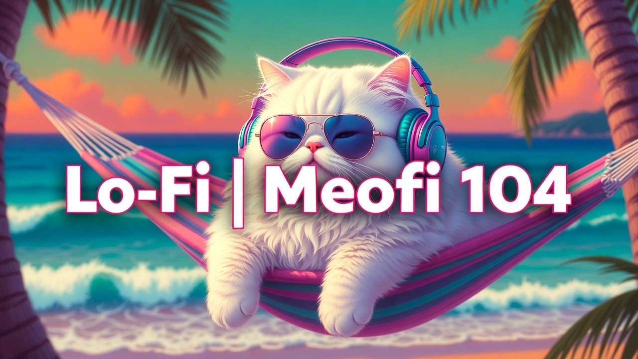 Chill Lo-Fi Beats: Tranquil Beach Vibes with Gentle Waves & Sunset Palms | 104