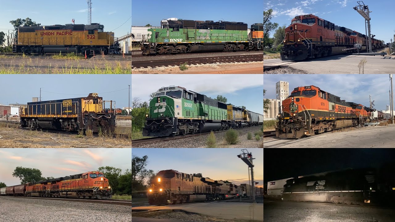 Trains across Oklahoma & Kansas - Ft. Old School Relics, BNSF Transcon & More! (August 18, 2024)