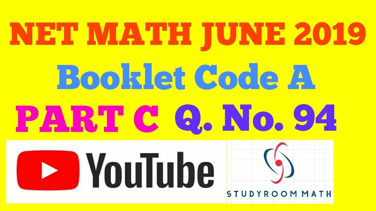 CSIR NET MATH JUNE 2019 || ANSWER KEY