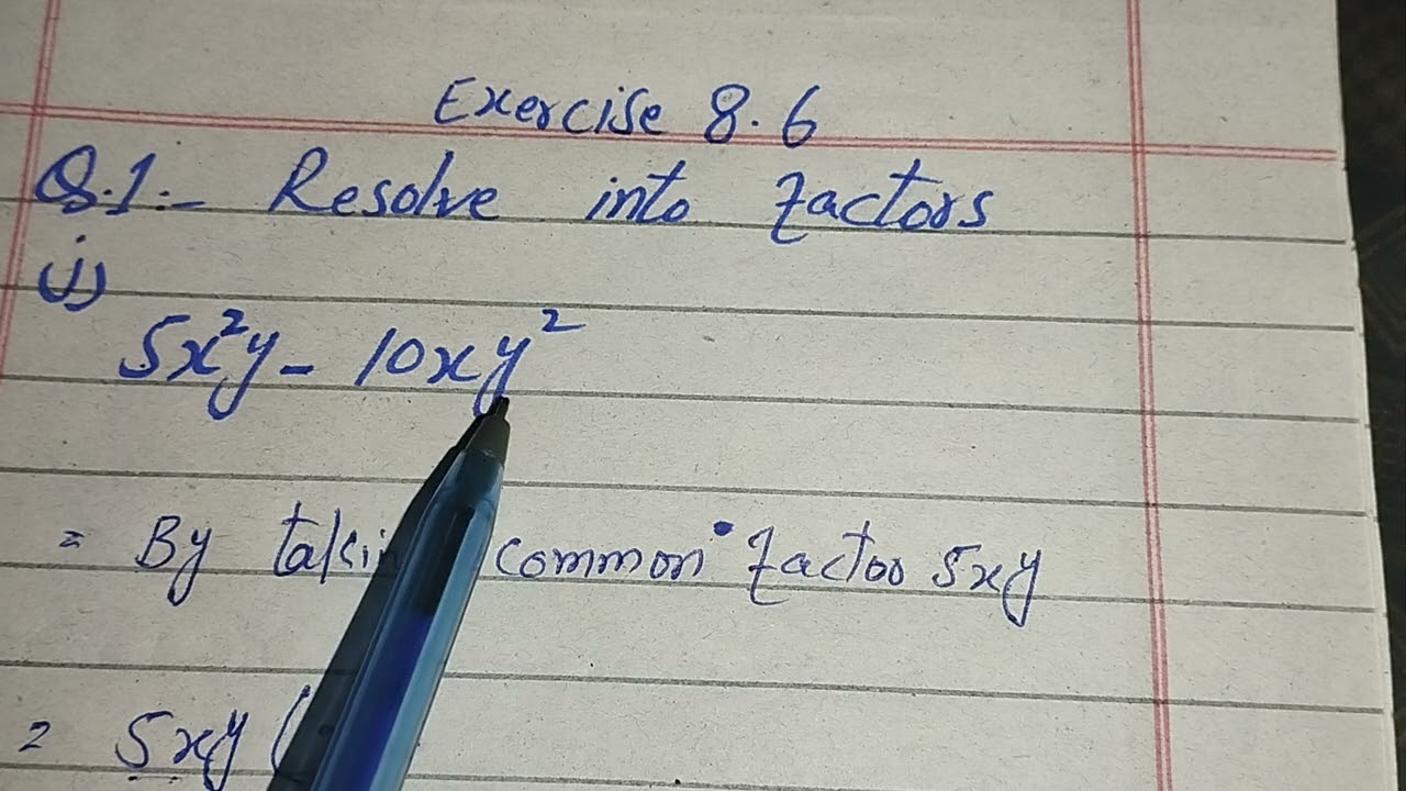 class 7, math exercise 8.6, question no 1, part i& ii, 