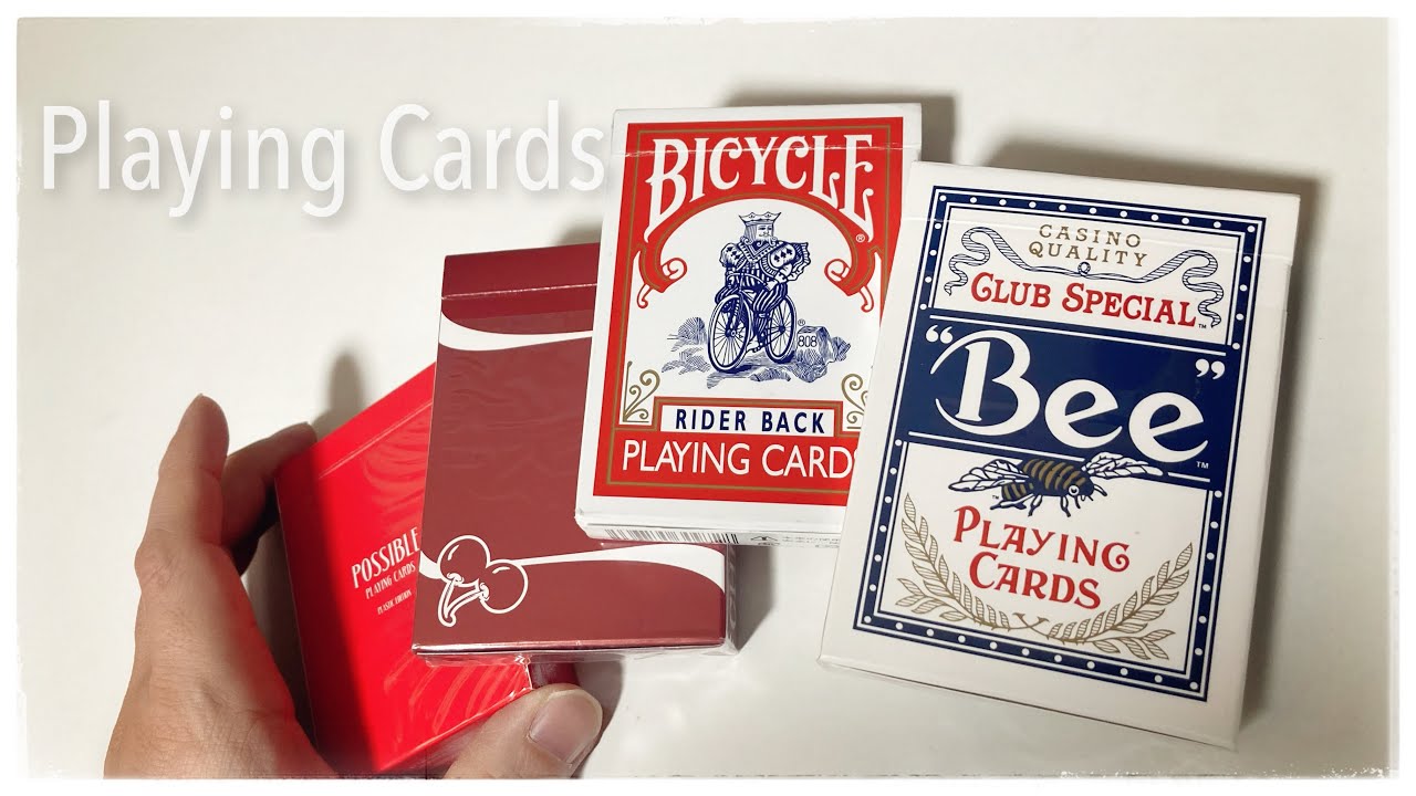 トランプ4種購入！BICYCLE,Bee,CHERRY CASINO,POSSIBLE