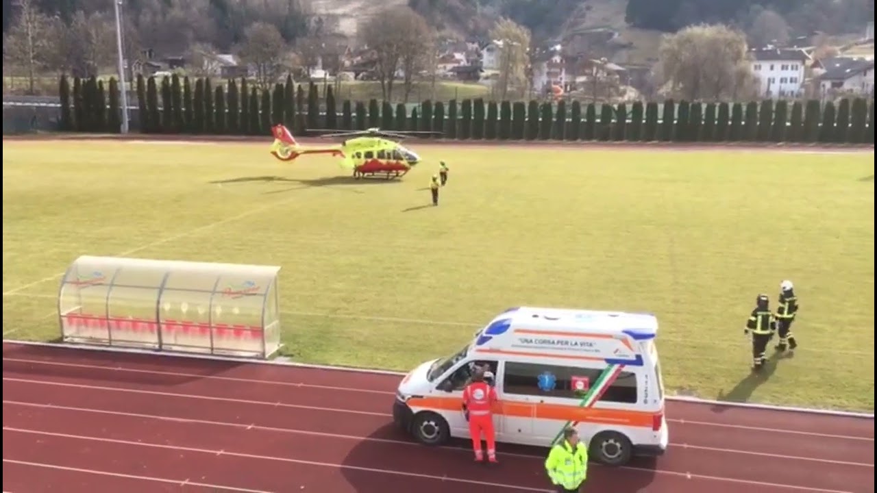 Elisoccorso a Mezzano per sanitario urgente 
