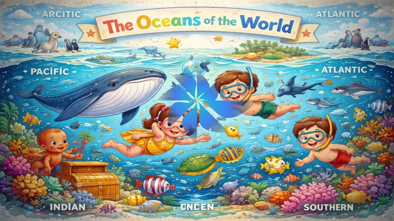 The Oceans of the World (Kids Songs)