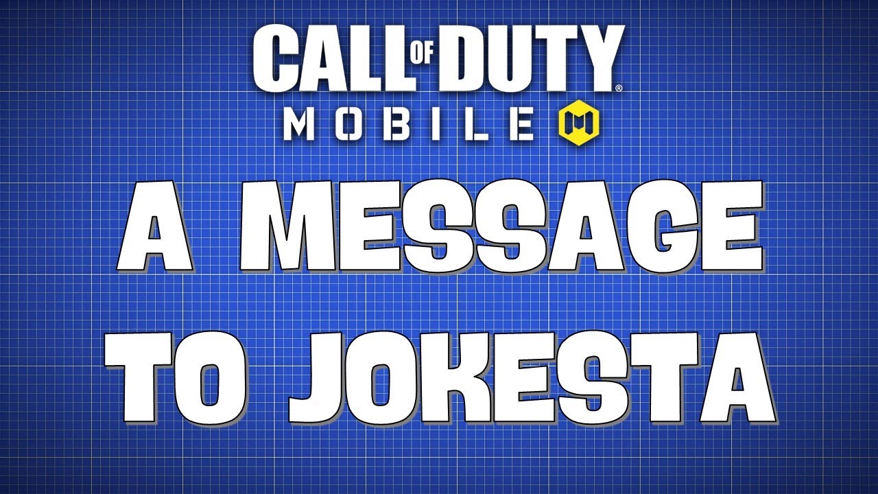 A MESSAGE TO @Jokesta