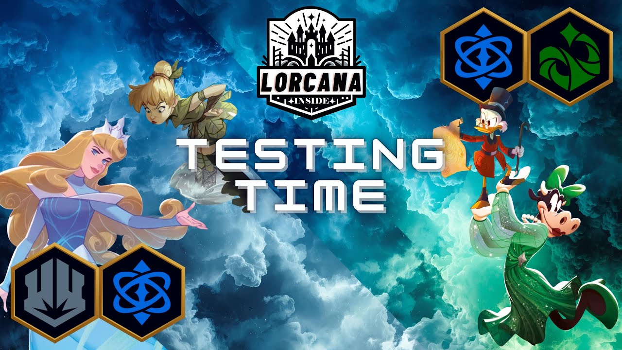 TESTING TIME !!! Testiamo due deck di Disney Lorcana , Emerald/Sapphire VS Sapphire/Steel