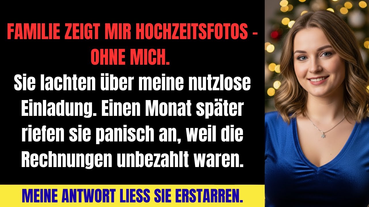 Tag vor der Hochzeit meines Bruders: „Ich kann morgen kaum erwarten“ – Da antwortete meine Tante...