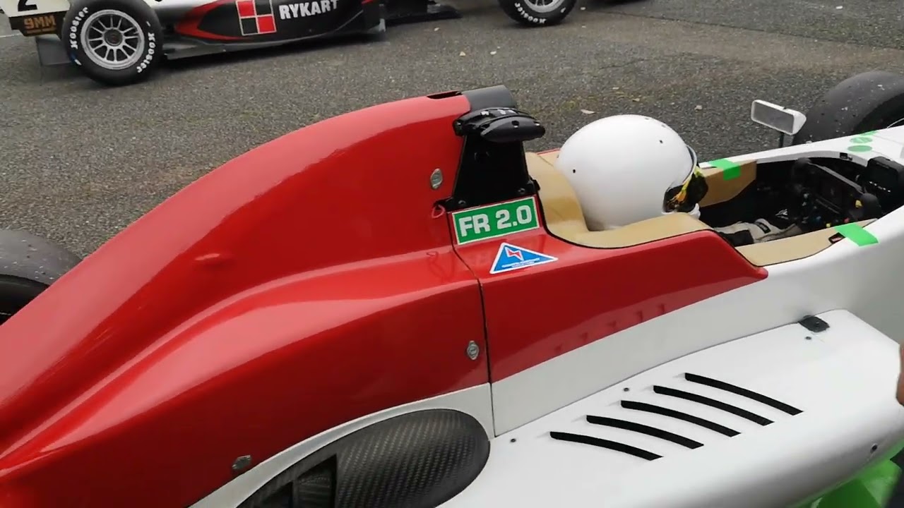 Sarène Ziffel on the pre grid at Magny-Cours (France)