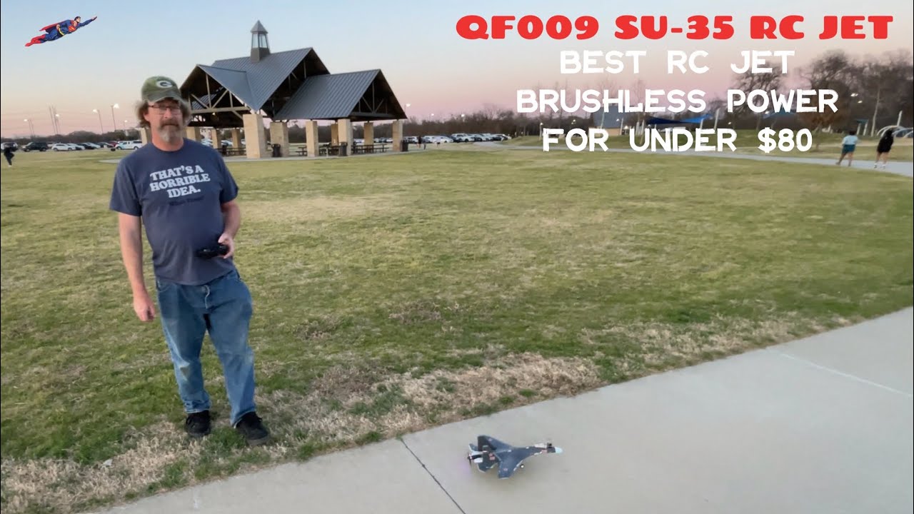 BEST BRUSHLESS RC JET FOR UNDER $80 QF009 SU-35 #rc #rcplane #aviation