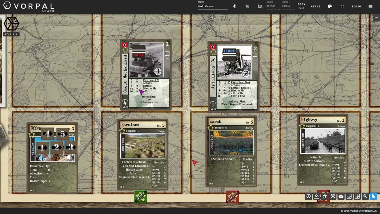 DVG Warfighter War - 3War 1st turn part 1