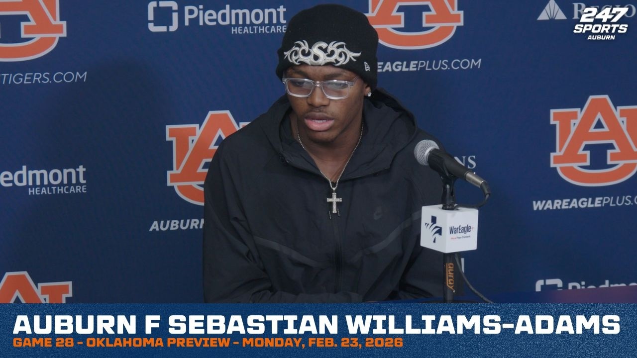 Auburn F Sebastian Williams-Adams - Oklahoma Preview