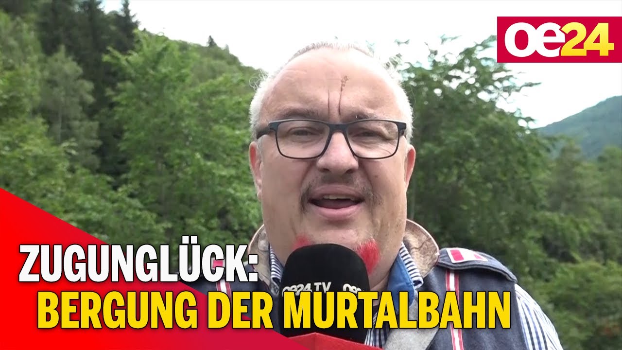 Zugunglück: Bergung der Murtalbahn
