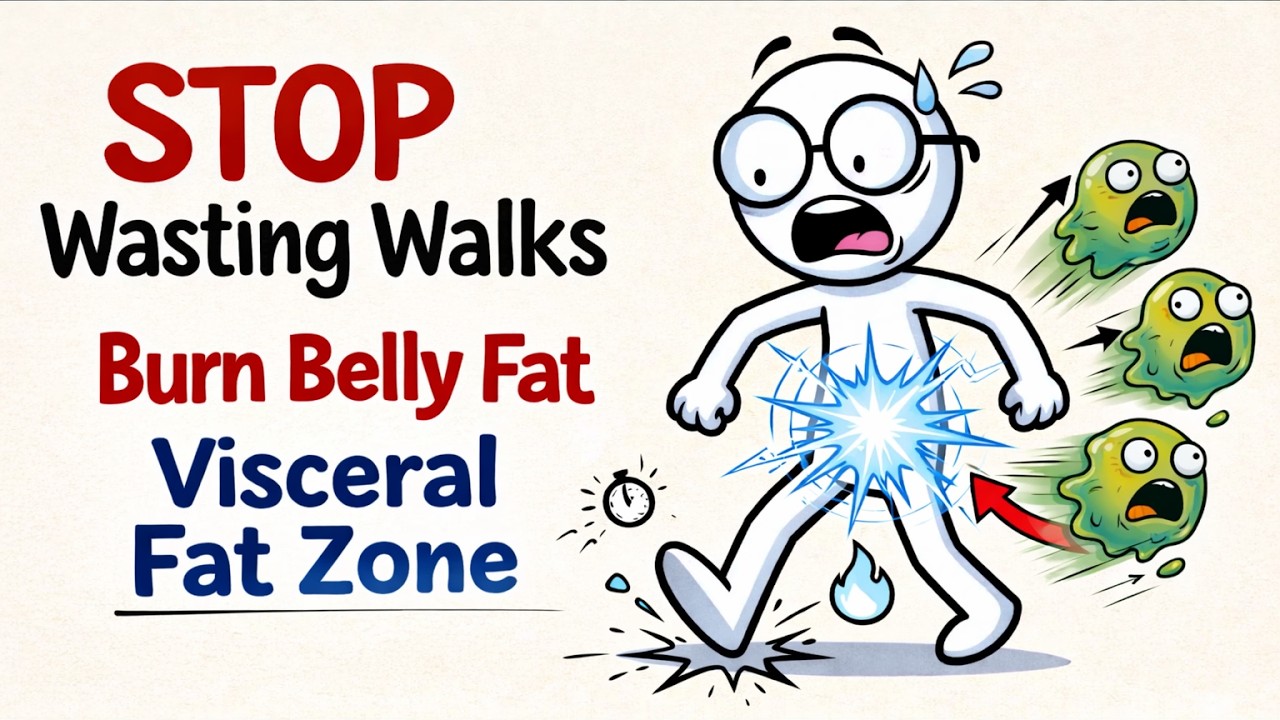 The Exact Moment Walking Starts Burning Visceral Fat (Science Explained)