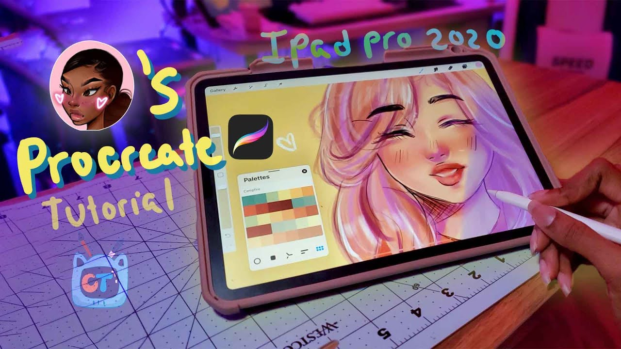 ✏️iPad 2020 Procreate 🥕Following Likelyhood Art tutorial 🌱 Android Artist learns iPad app