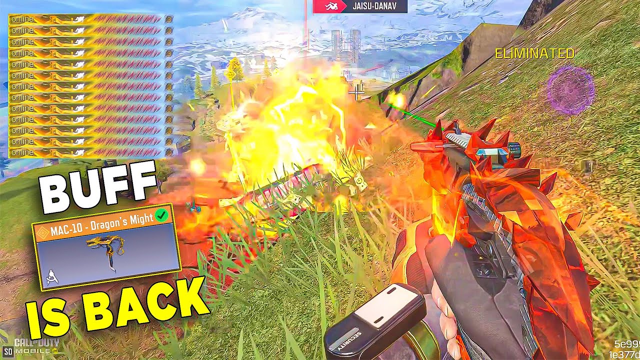 FASTEST SMG LEGENDARY MAC-10 IS BACK 😍 WITH A HUGE BUFF (LOADOUT)