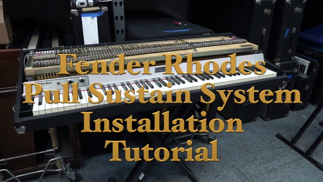 Fender Rhodes Pull Sustain Installation Tutorial