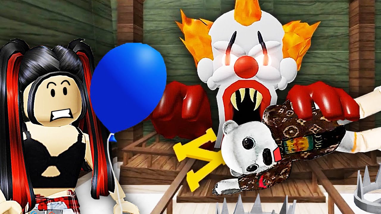 Roblox逃離馬戲團 壹個神奇的小醜把我們抓上了跳樓機 屌德斯小熙