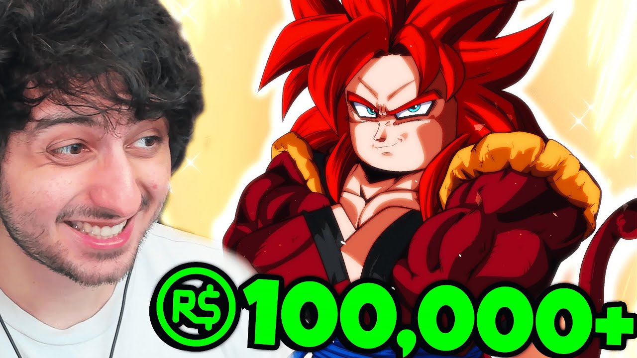 Я потратил $100 000+ ROBUX на 0,005% SSJ4 Gogeta в Roblox...