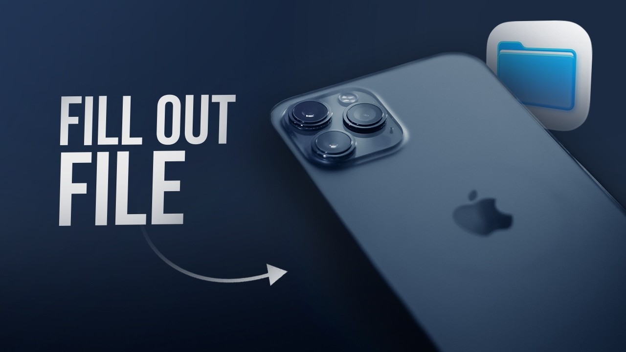 How to Fill Out a File on iPhone (tutorial)