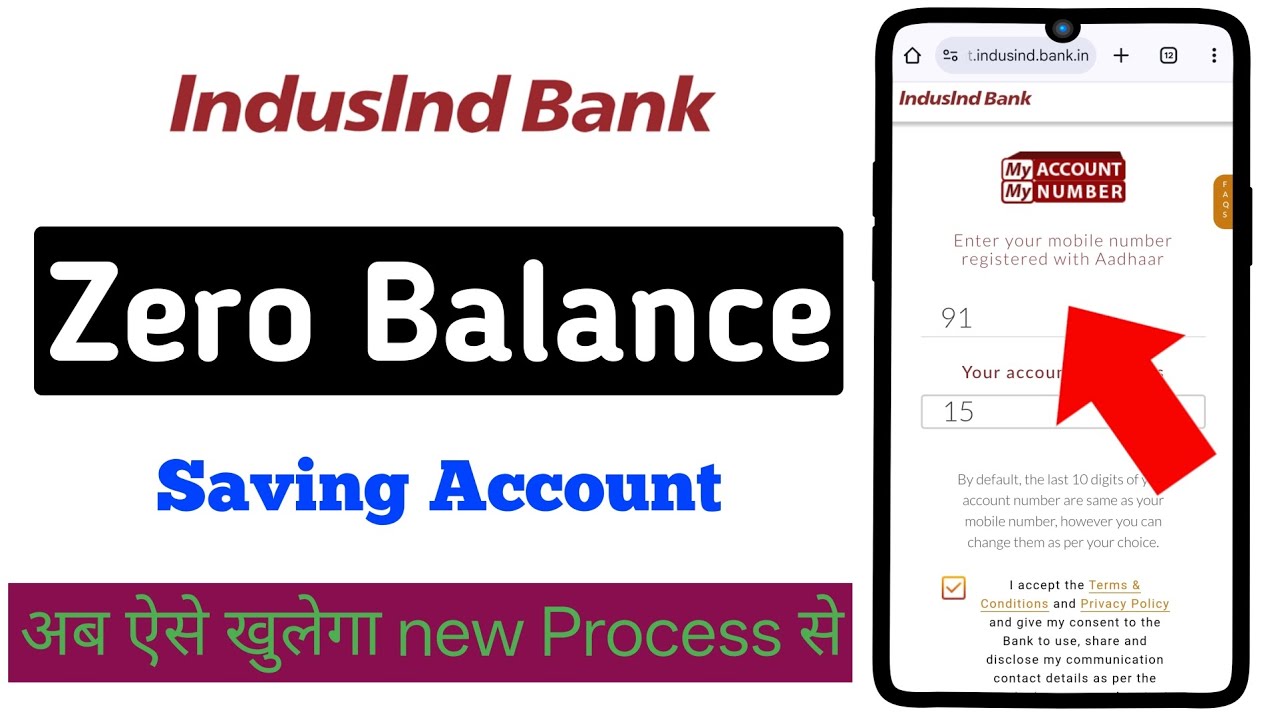 Induslnd Bank Account Opening Online 2026 | Indusind Bank Zero Balance Account Opening Online