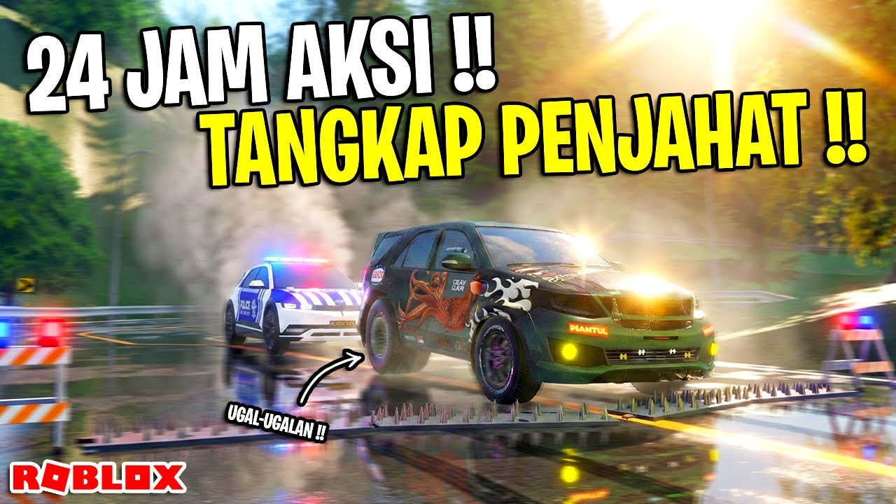 AKSI KEJAR - KEJARAN PENJAHAT DI JALUR LINTAS SUMATERA 😱!! CDID ROLEPLAY