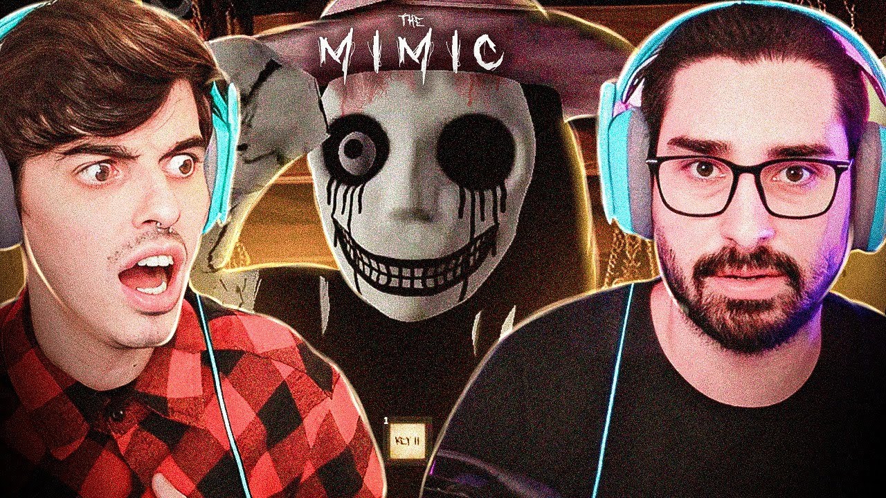 JEAN e LUCAS jogam a parte 2 de THE MIMIC do ROBLOX (TERROR com JUMPSCARE)