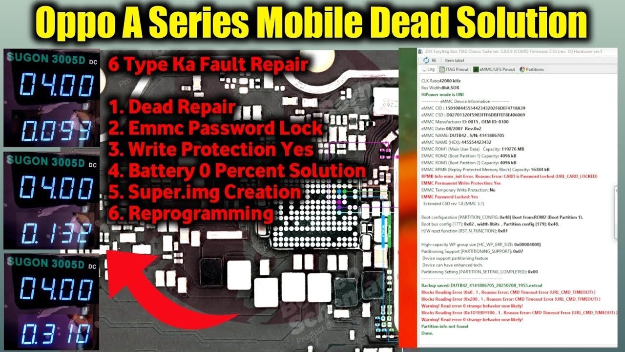 Oppo A Series Phone Dead Solution | Ek Video Me 6 Type Fault Ka Solution