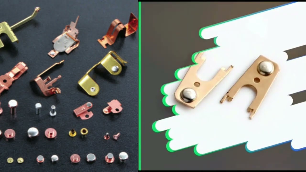 Electrical Silver Contacts Assemblies, automatic in mold welding manufacturing technology from HLC.