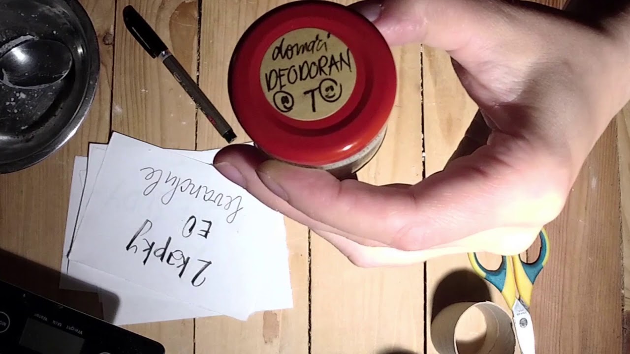 Domácí deodorant