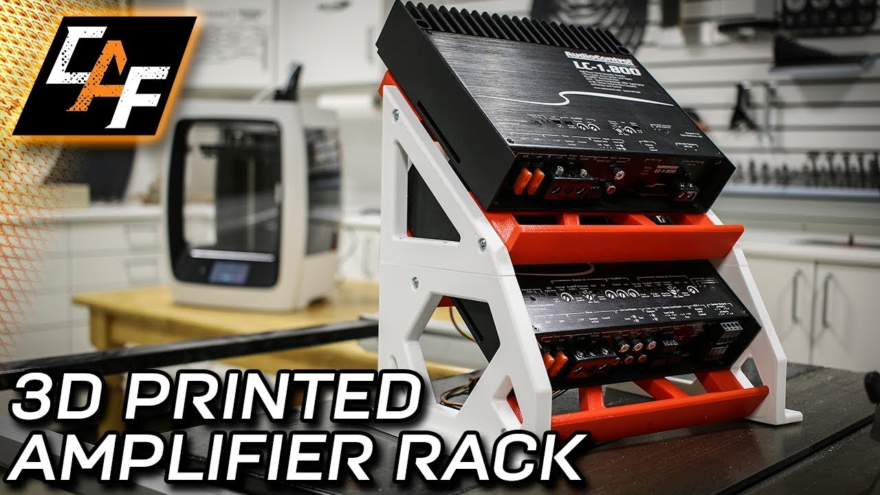 I 3D Printed an Amp Rack! Cooling fans and more!