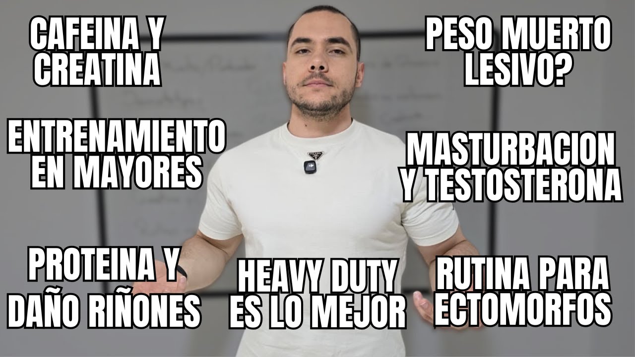 MITOS IDIOTAS De GIMNASIO (Masturbación, Heavy Duty, Creatina y Cafeína)