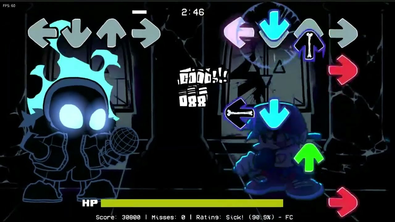 【FNF】「BAD TIME」クリア