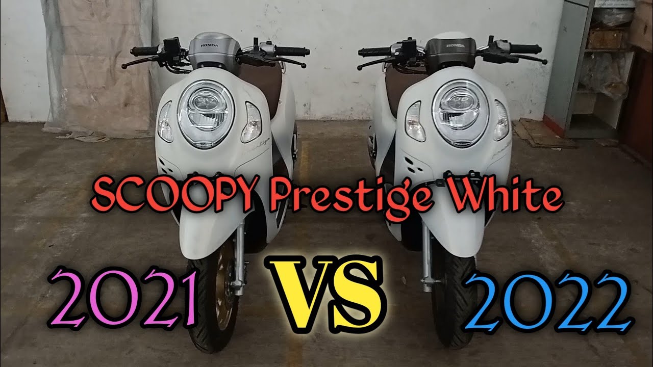 Perbedaan New Scoopy Prestige White Tahun 2021 dengan Tahun 2022