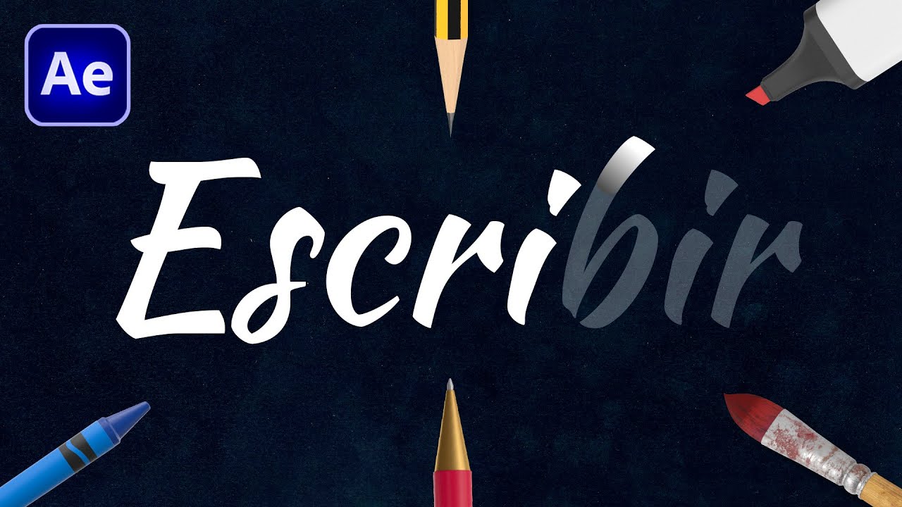 ✍🏻 Animar TEXTO ESCRITO a MANO en After Effects