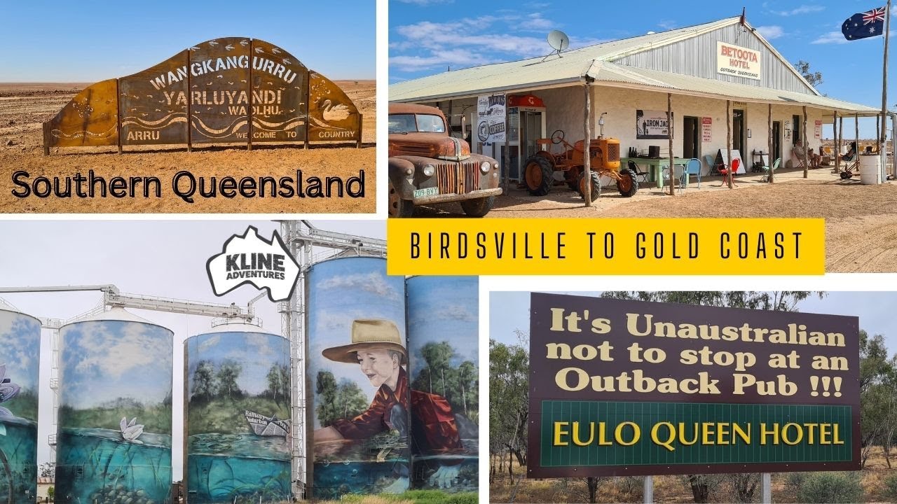 Birdsville to Gold Coast | Betoota | Windorah | Quilpie | Cunnamulla | St George | Killarney | GC |