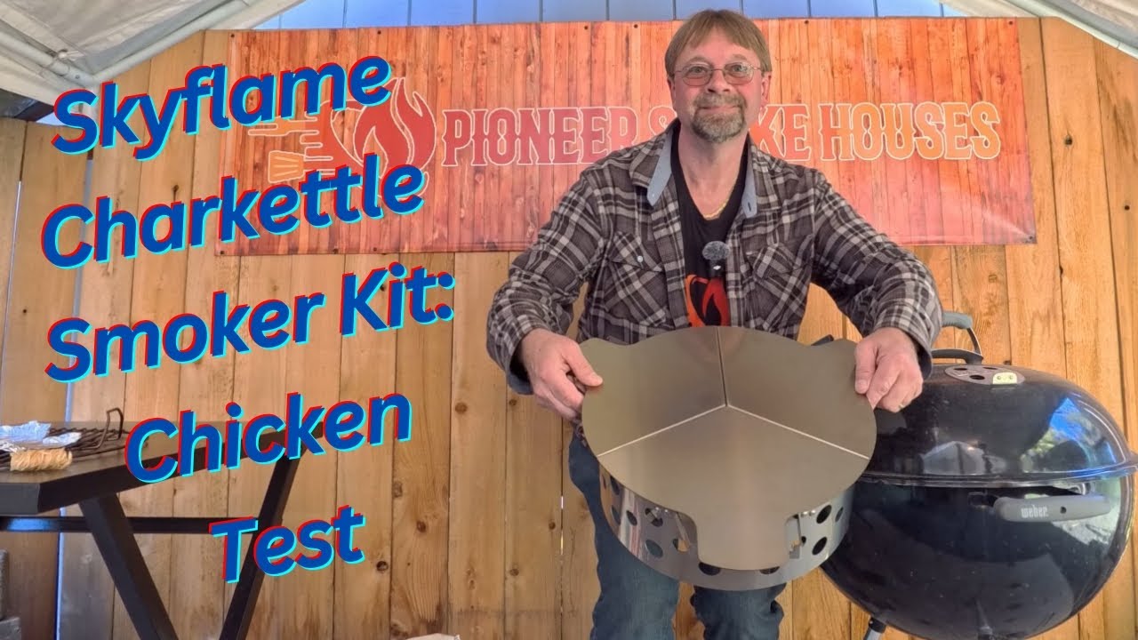 Комплект для копчения Skyflame Charkettle &mdash; тест диффузора тепла для котла Weber
