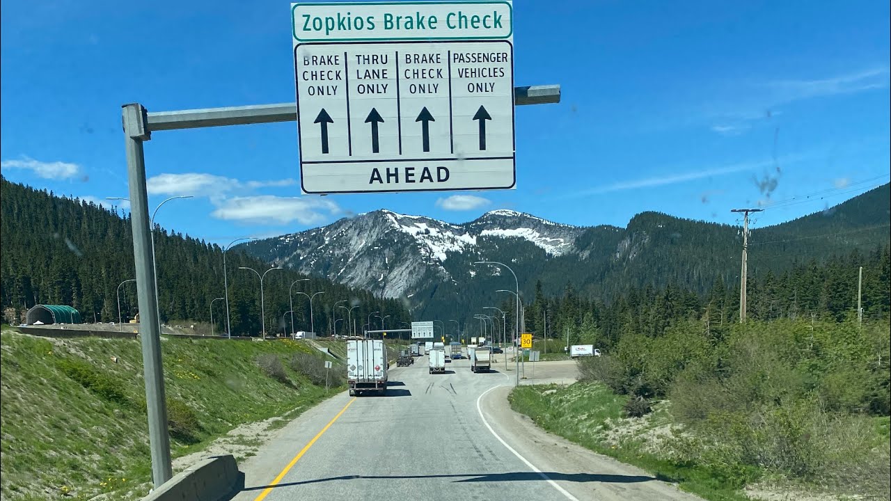 La bajada más peligrosa ⚠️ en invierno 🥶 en Canada 🇨🇦 #camionero