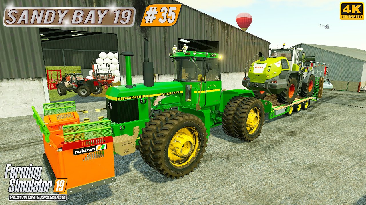 Collecting Clover & Making Silage ⭐ Sandy Bay 19 #35 ⭐ FS19 TimeLapse