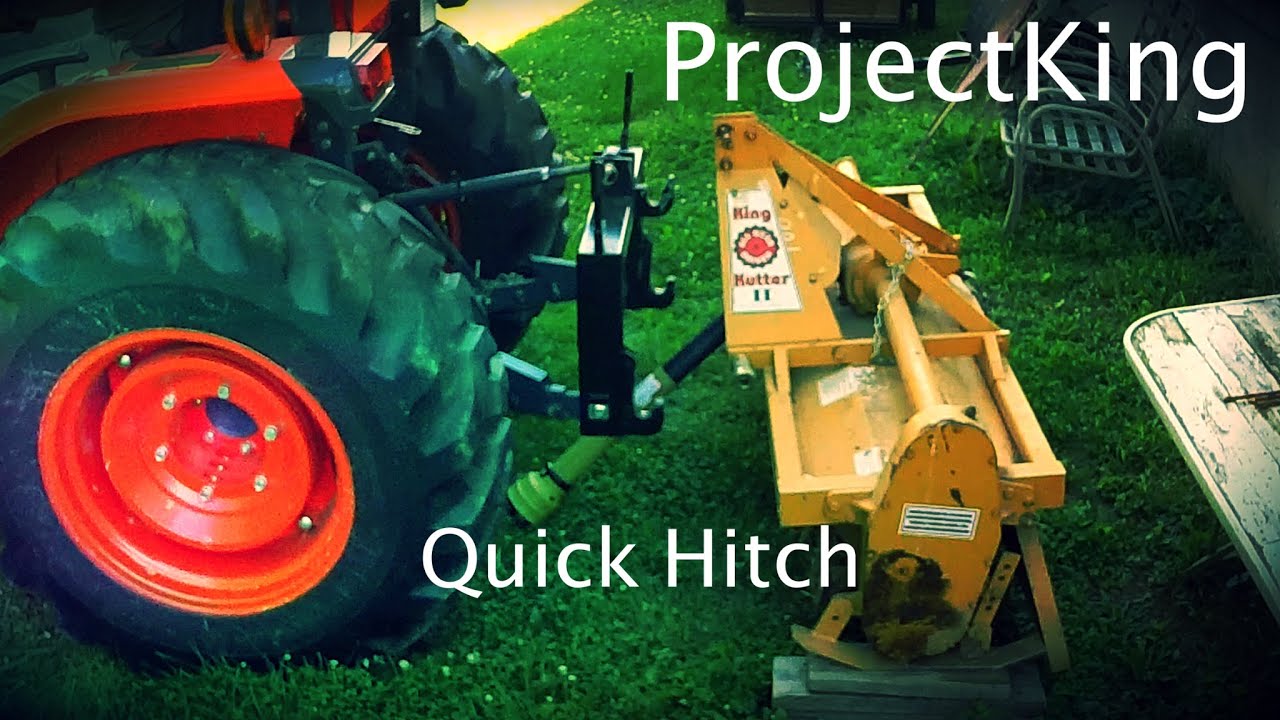 Easy 3-Point Hook Up! Farm Tractor Quick Hitch