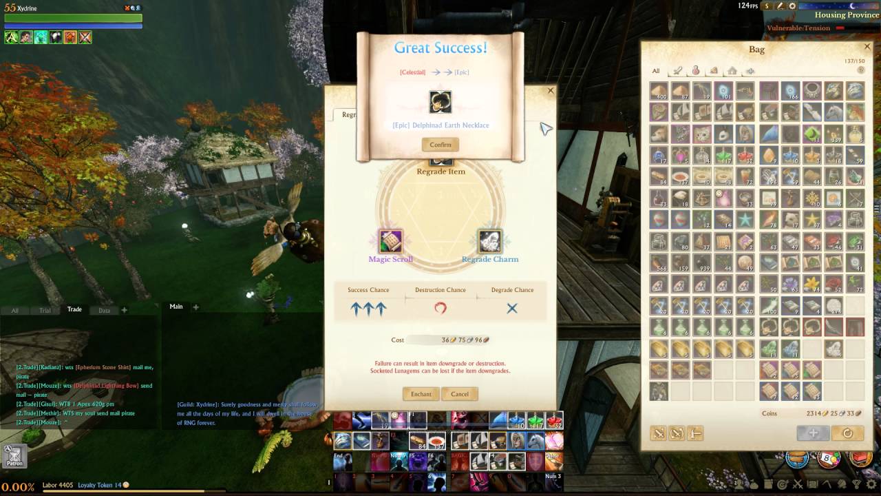 ArcheAge - Aranzeb - Regrading Delphinad Upgradeables - May 3, 2016