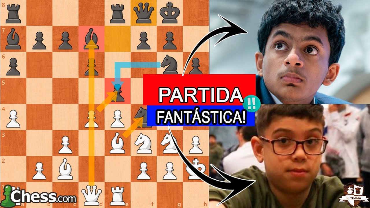 PARTIDA FANTÁSTICA! FAUSTINO ORO Vs NIHAL SARIN